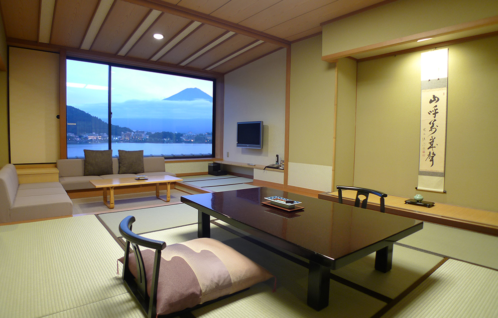 所有客房均可眺望富士山